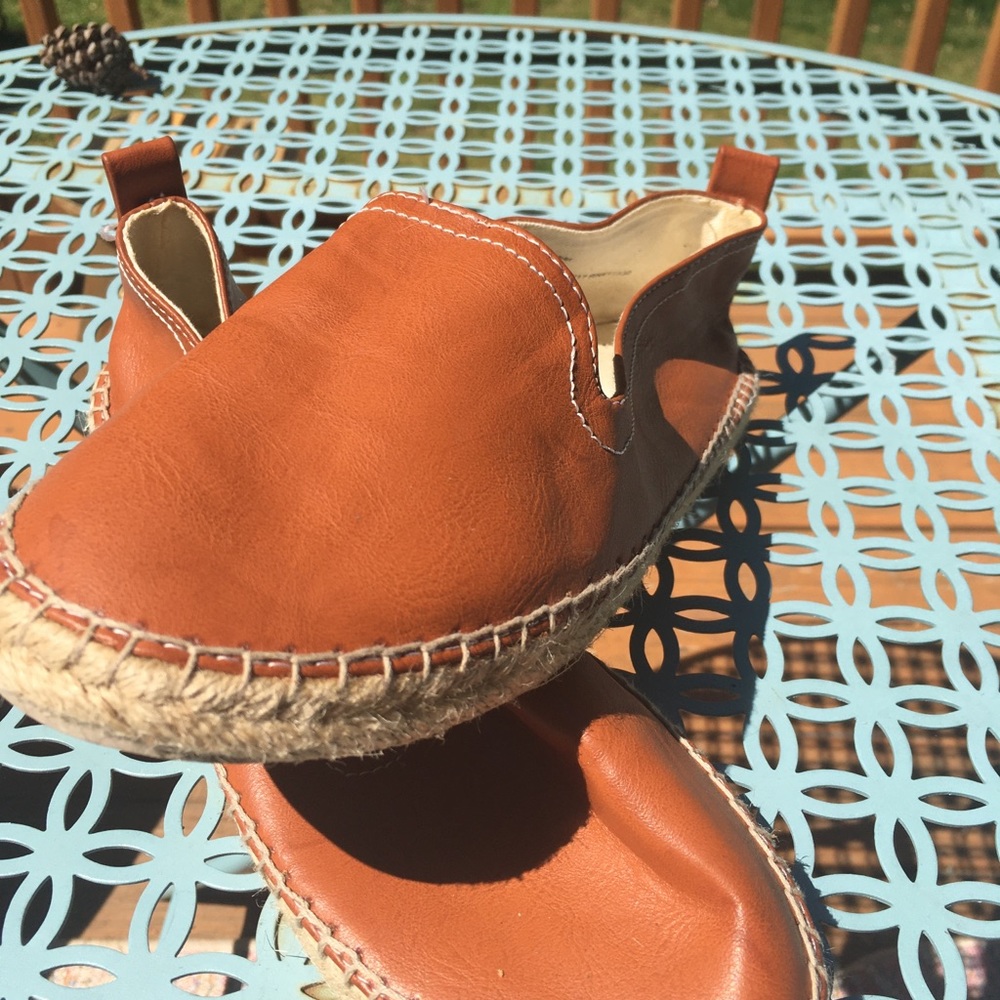 Universal Thread Leather Espadrilles